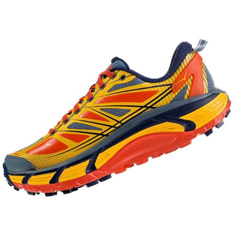 Hoka One One Mafate Speed 2 Trail Running Shoes Yellow Runnerinn