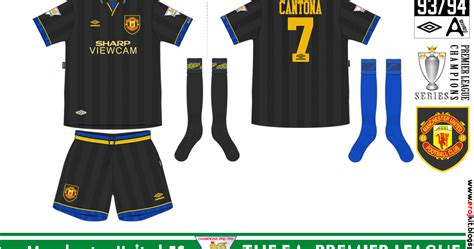 Kit Design By Eroj 1993 94 Manchester United Home Away E Third