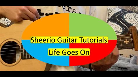 Life Goes On Guitar Tutorial How Ed Sheeran Plays It Live Youtube