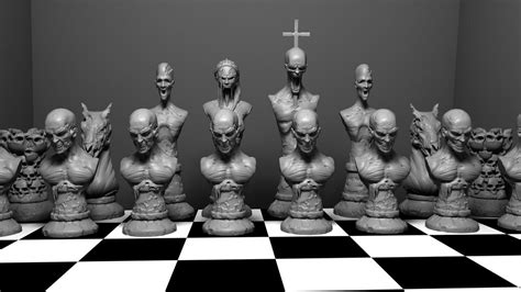 Zombie Chess Set By Wreckluse On Deviantart