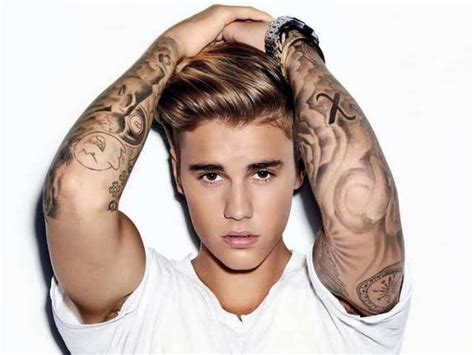 Download Tattooed Justin Bieber 2015 Wallpaper | Wallpapers.com