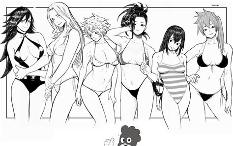 Mineta Approved Girls In Bikinis My Hero Academia Know Your Meme