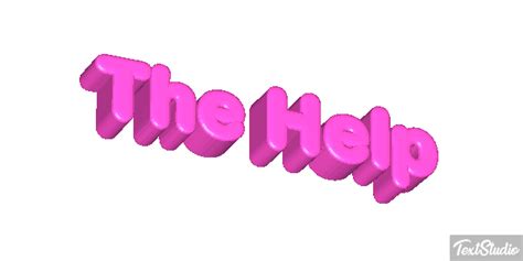 The Help Movie Animated  Logo Designs