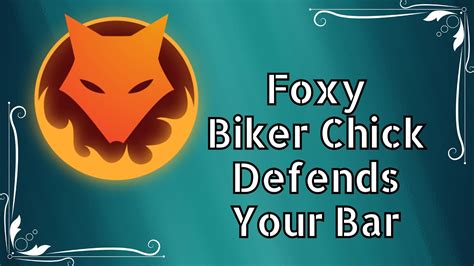 Foxy Biker Chick Defends Your Bar Biker Babe EP F M FoxListener Biker VA Lycanbeast