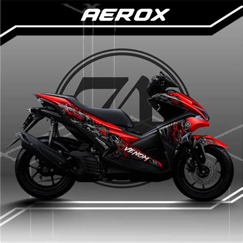 Yamaha Aerox Motorcycle Fullbody Decal Sticker Code Shopee