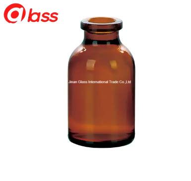 30ml Amber Tubular Glass Vial For Medical China Glass Sample Vial 20