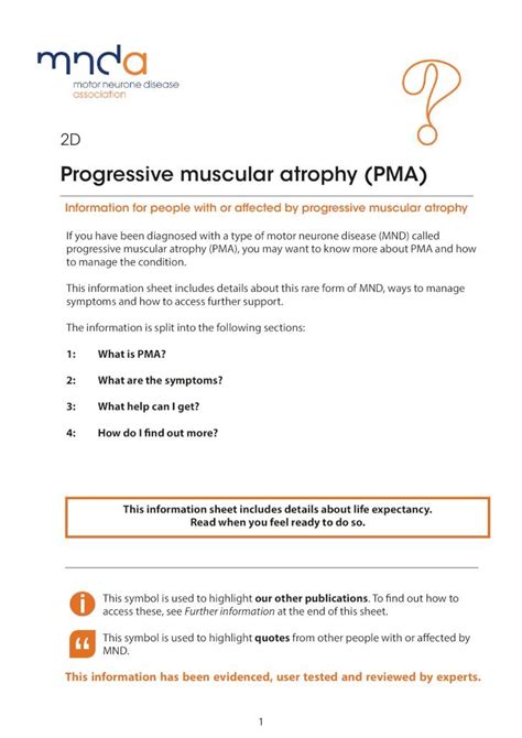 (PDF) 2D Progressive muscular atrophy (PMA)...1 Progressive muscular ...