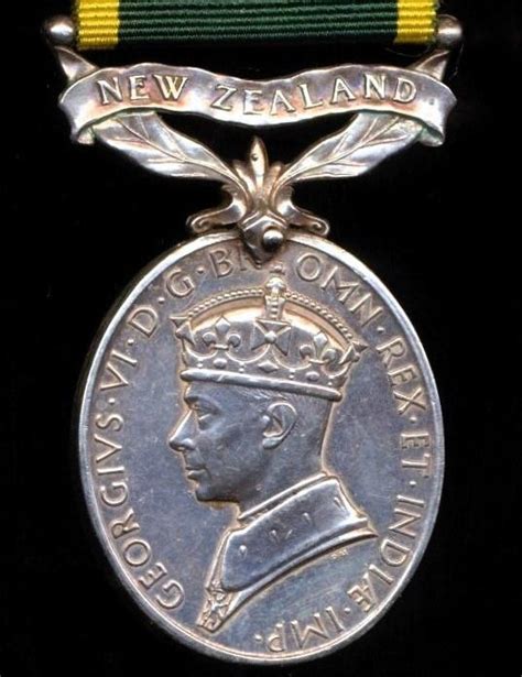 Aberdeen Medals Efficiency Medal GVI First Issue With Bar New Zealand