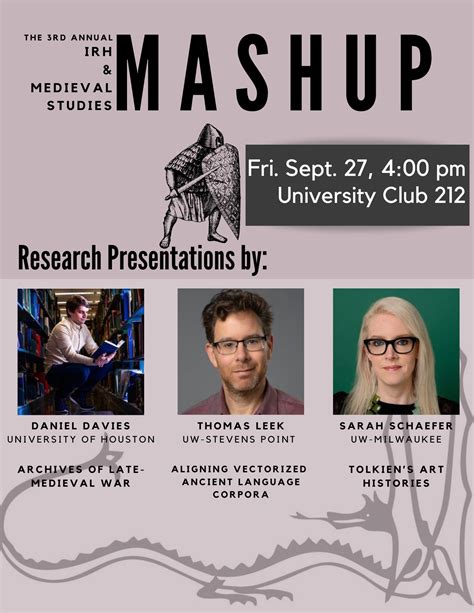 Fall 2024 Events – Medieval Studies – UW–Madison