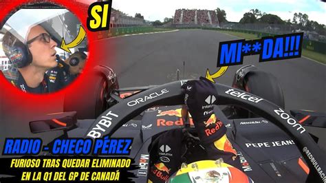 Radio Checo P Rez Furioso Tras Quedar Eliminado En La Q Del Gp De