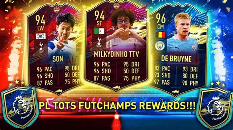 OMG WE PACKED 96 TOTS DE BRUYNE INSANE PL TOTS FUT CHAMPIONS REWARDS