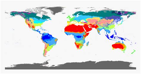 Koppen Climate Zones Map