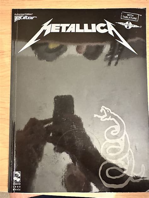 Metallica - Black Album guitar tab book | Reverb