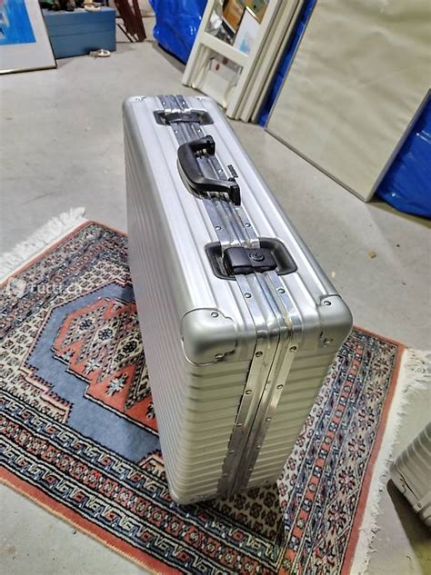 Original Rimowa Alu Koffer Silber Hartschalen Reisekoffer Im Kanton St