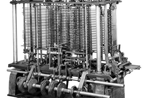 Model of Charles Babbage's analytical engine © Getty