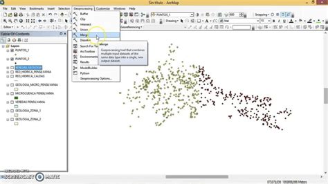 ArcGIS Aprende a unir dos shapes de puntos y crear un único archivo