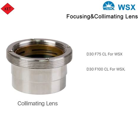 WSX Collimating Lens mounted in Tube for NC30/NC30B - Kirti Enterprises ...