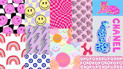 Preppy Laptop Wallpaper - Etsy