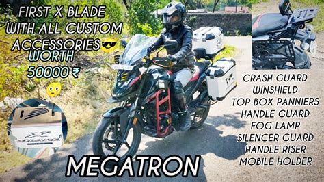 India S First Fully Modified New Adventure Touring Honda X Blade Review