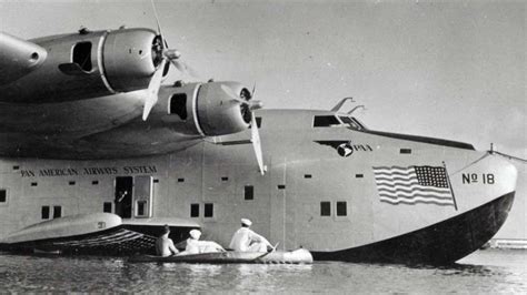 Pan American S Boeing 314 Clipper At Pearl Harbor Around 1940