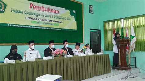 Seleksi Porseni Madrasah Aliyah 2021 Tingkat Kabupaten Di MAN Sampang