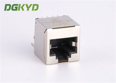 180 Degree Vertical Entry Modular Jack Rj45 Connector Without