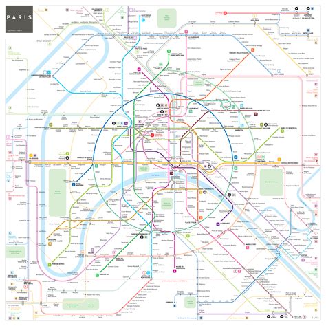 France And Paris Train Rail Maps