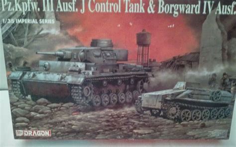 Dragon Pz Kpfw Iii Ausf J Control Tank Borgward Iv Rare Ebay