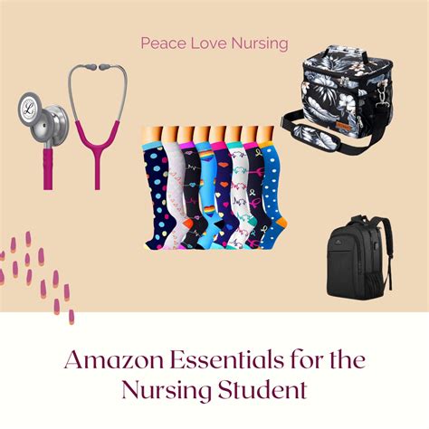 Amazon Essentials for the Nursing Student | Peace Love Nursing