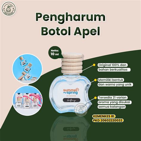 Jual Pengharum Ruangan Botol Apel Summerspring Parfum Mobil Mewah