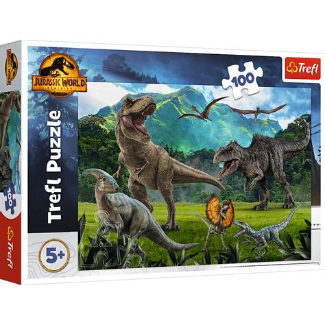 Puzzle Uk Adanka Jurassic World Dinozaury Park Jurajski Trefl