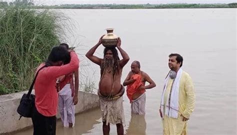 হুগলির ত্রিবেণী মিলন স্থল থেকে জল গেল রাম মন্দির নির্মাণে ভূমি পুজোর