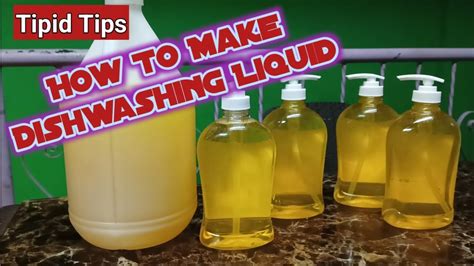 How To Make Dishwashing Liquid Youtube