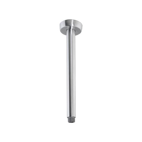 JTP Inox Brushed Stainless Steel 200 Round Ceiling Arm Sanctuary