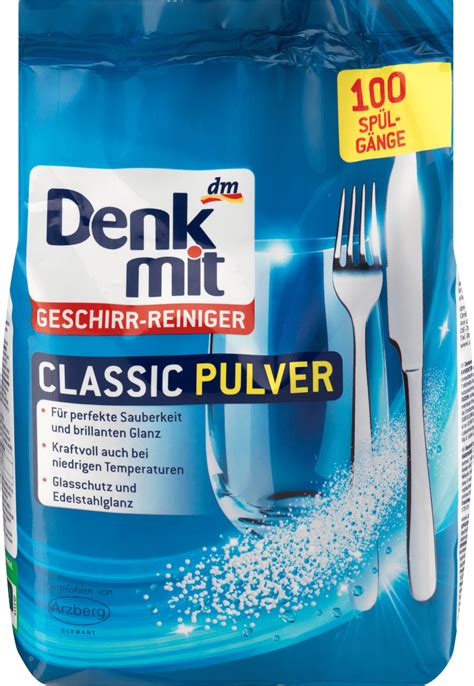 Denkmit Geschirr Reiniger Classic Pulver Kg Dm Dauerpreis