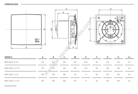 Vortice Punto Evo Flexo MEX 100/4'' LL 1S Mini Aksiyel Fan [90m³/h ...