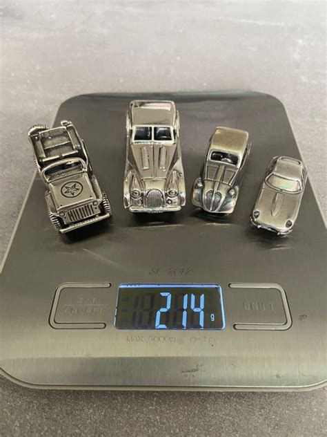 Italian 800 925 Silver Miniatures Handmade Car Lot 4 Catawiki