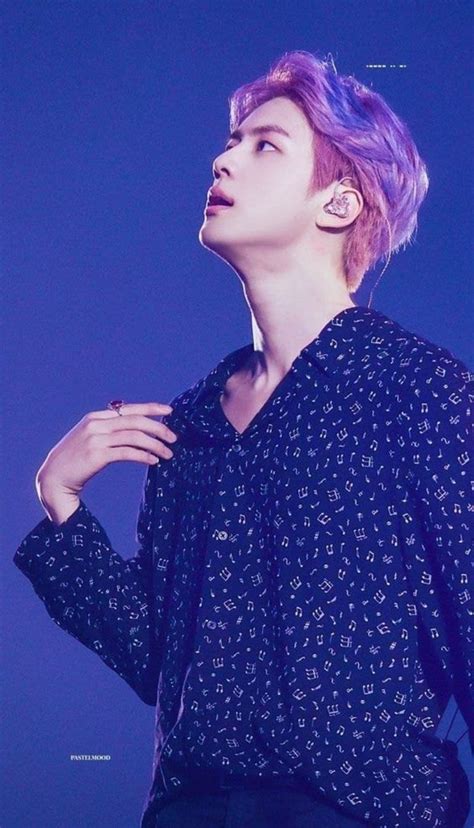 5 Fotos De Jin De Bts Con El Cabello Morado Que Lo Hacen Ver Hermoso