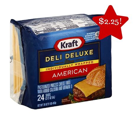 Kraft Individually Wrapped Cheese Singles Only $2.25