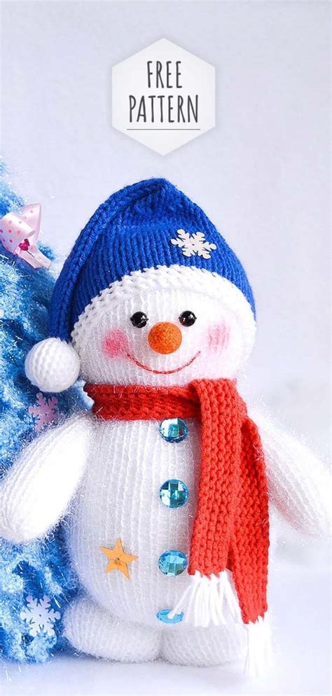 Free Knitting Patterns For Snowmen