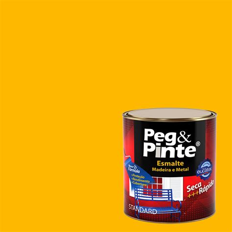 Eucatex Peg Pinte Esmalte Sint Brilh L Amarelo Bauru