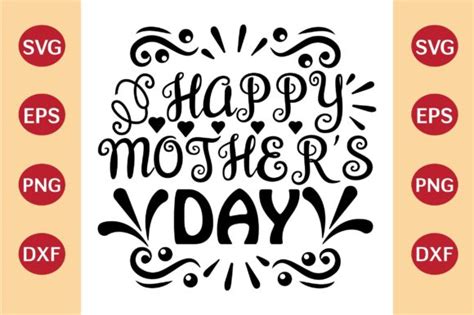 Mothers Day Svg Happy Mothers Day Graphic By Crafted Wonders