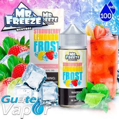 Strawberry Lemonade Frost Mr Freeze Ml Guatevapor