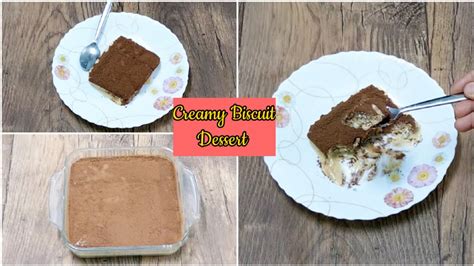 Creamy Biscuit Dessert Biscuit Dessert Recipe Halawa With Nescafe