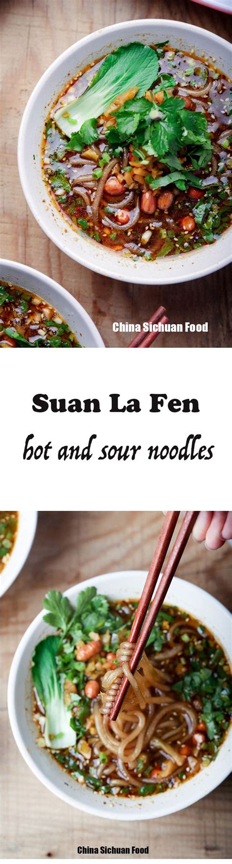 Hot And Sour Sweet Potato Noodles Suan La Fen Chongqing Hot And Sour Sweet Potato Noodles