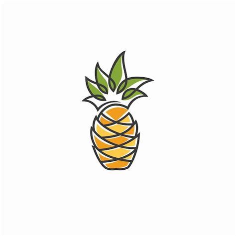 Premium Vector Pineapple Logo Vector Icon Illustration