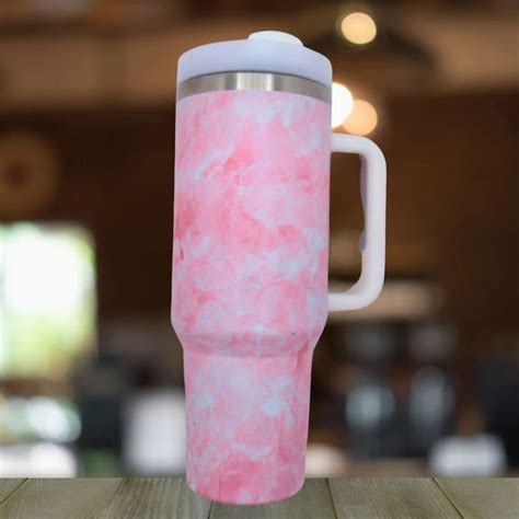 Hot Pink Stanley 30 Oz Tumbler With Handle - Etsy