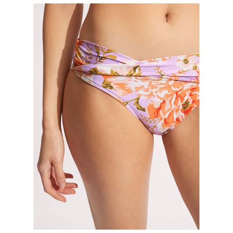 Seafolly Paradise Garden Twist Band Mini Hipster Bikini Bottom Women