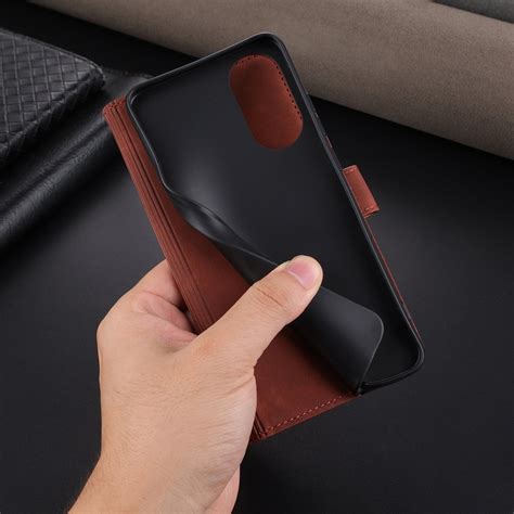 For Oppo A G Global Azns Skin Feel Calf Texture Flip Leather Phone