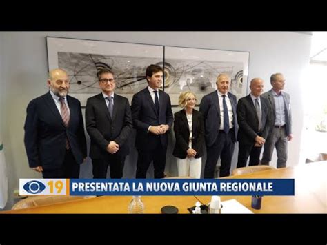 Presentata La Nuova Giunta Regionale YouTube